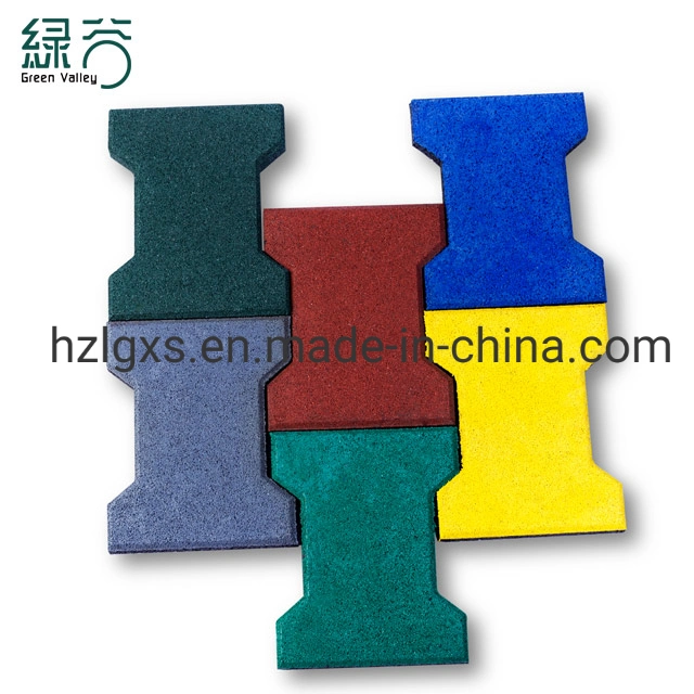 Cheap Price Playground Dog Bone Rubber Flooring Tiles