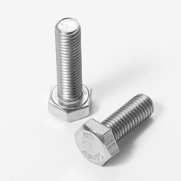 Fastener Stainless Steel DIN933 Hexagon Head Bolt