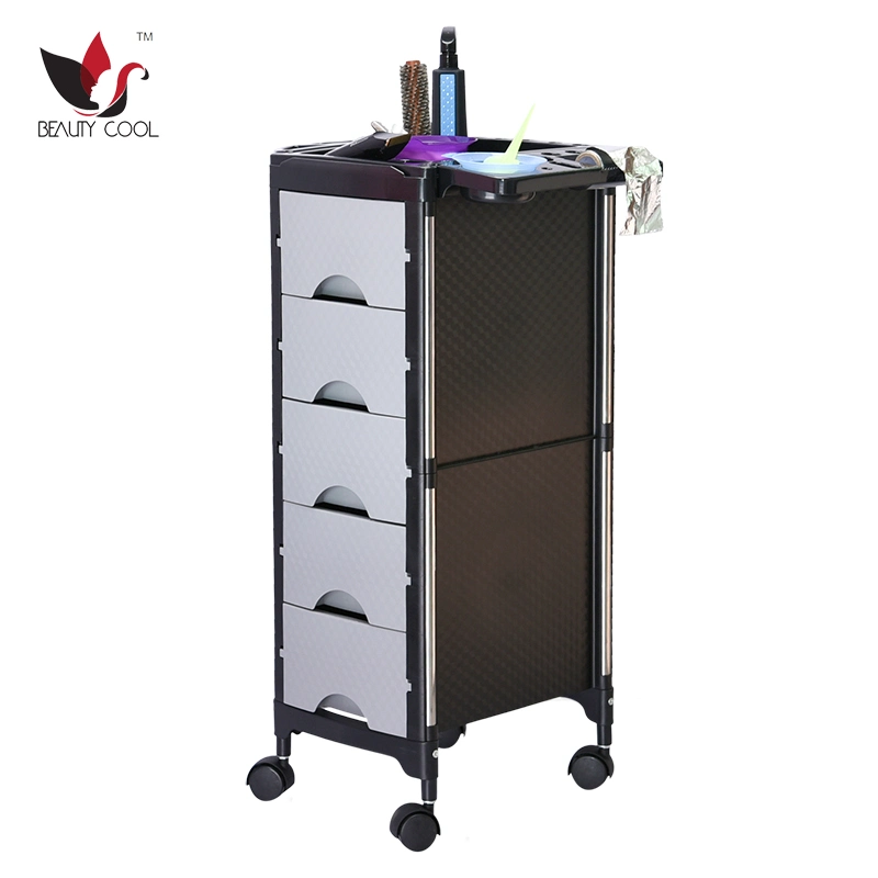 Beautycool New Design Salon Furniture Plastic Barber Trolley