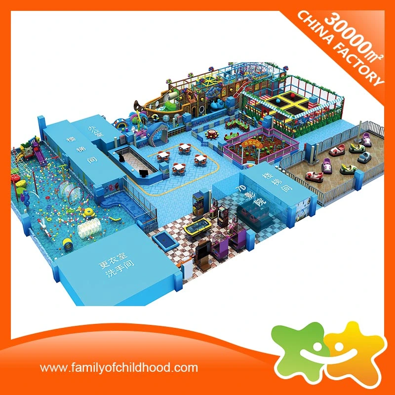 Entertainment Park LLDPE Plastic Kids Indoor Play Equipment