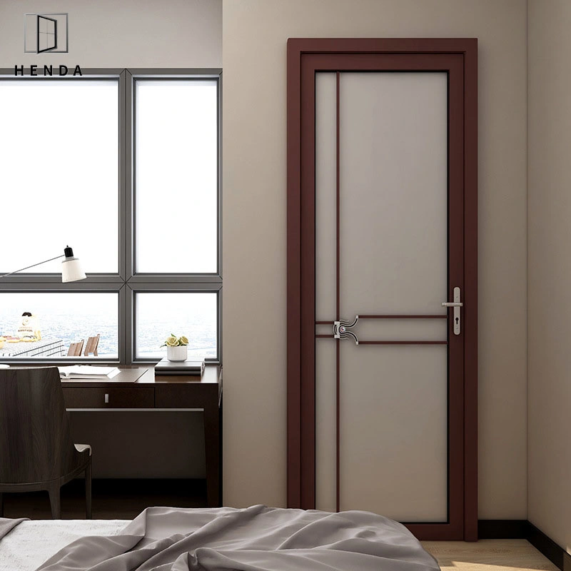 Factory Offer Aluminum French Door Modern Door Designs Bathroom Door for Home