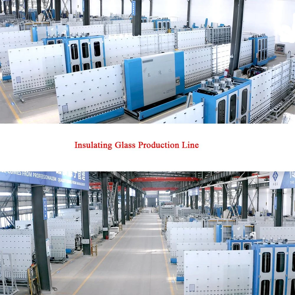 Automatic 6m Length Argon Gas Filling Online Double Glazed Layers Insulating Glass Machine