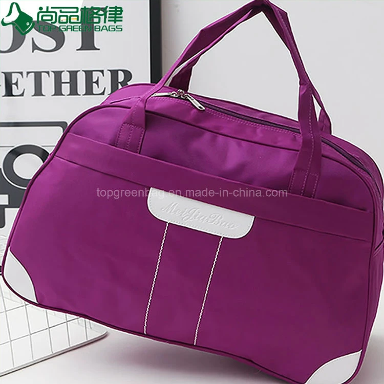 Duffle Bag in Nylon Leather, Fashion Travel Duffel Bag, European Travel Bag