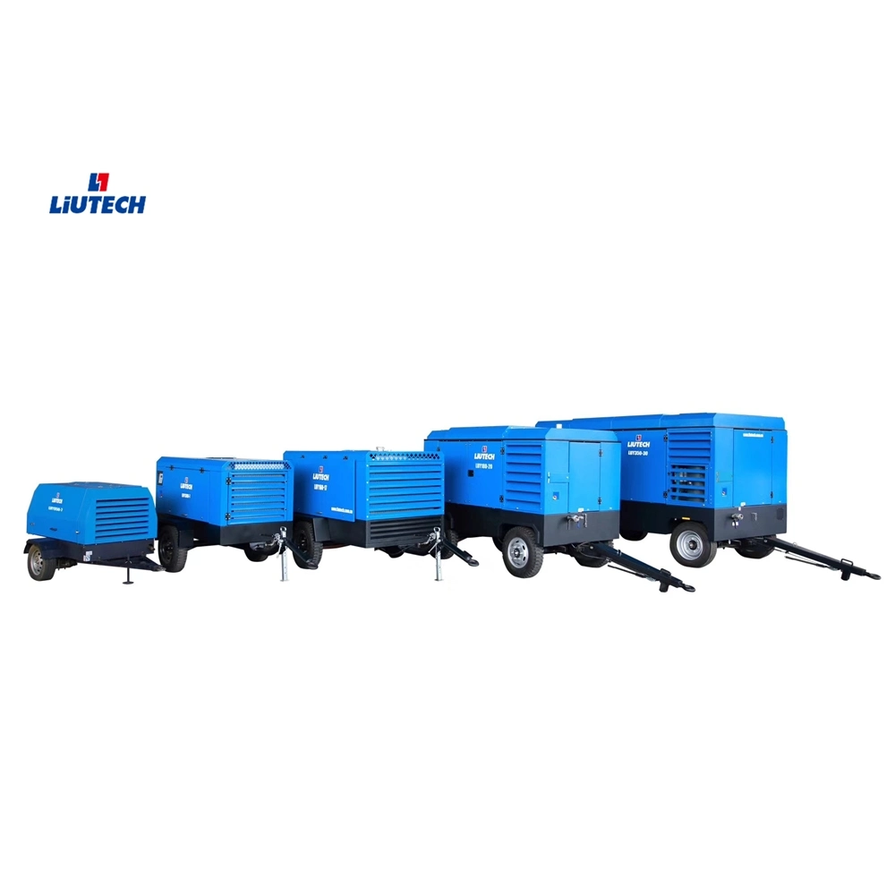 High Efficiency Portable Unit Screw Air Compressor with Ce Certificate