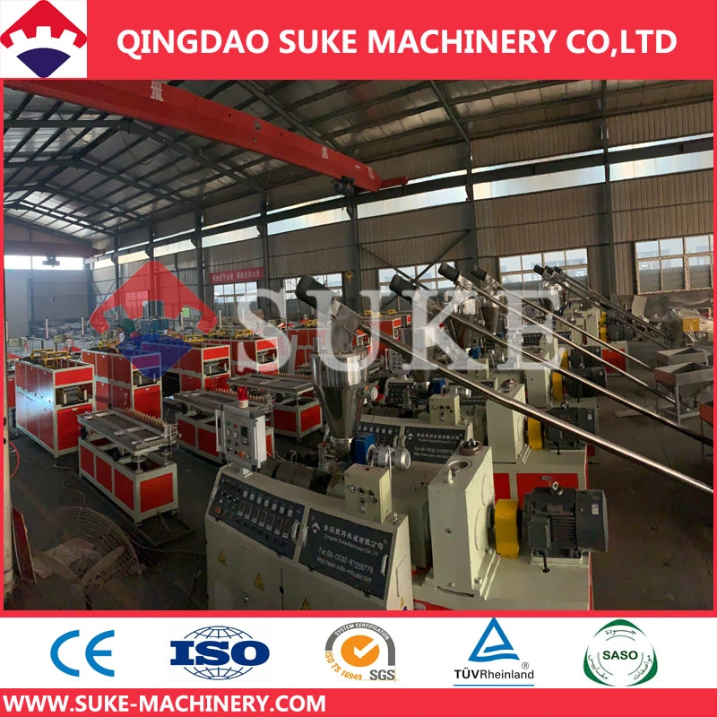 PVC Conical Twin Screw Extruder Machine with Ce and ISO