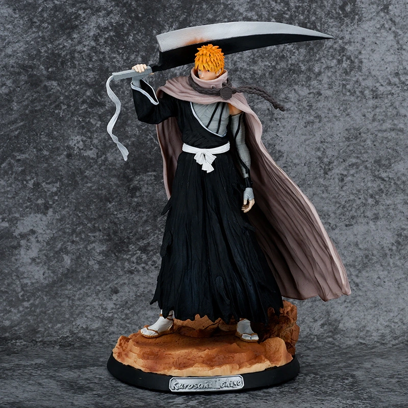 Alimentação de fábrica Kurosaki Ichigo lixívia estátua japonesa figura brinquedos por grosso de Anime figura