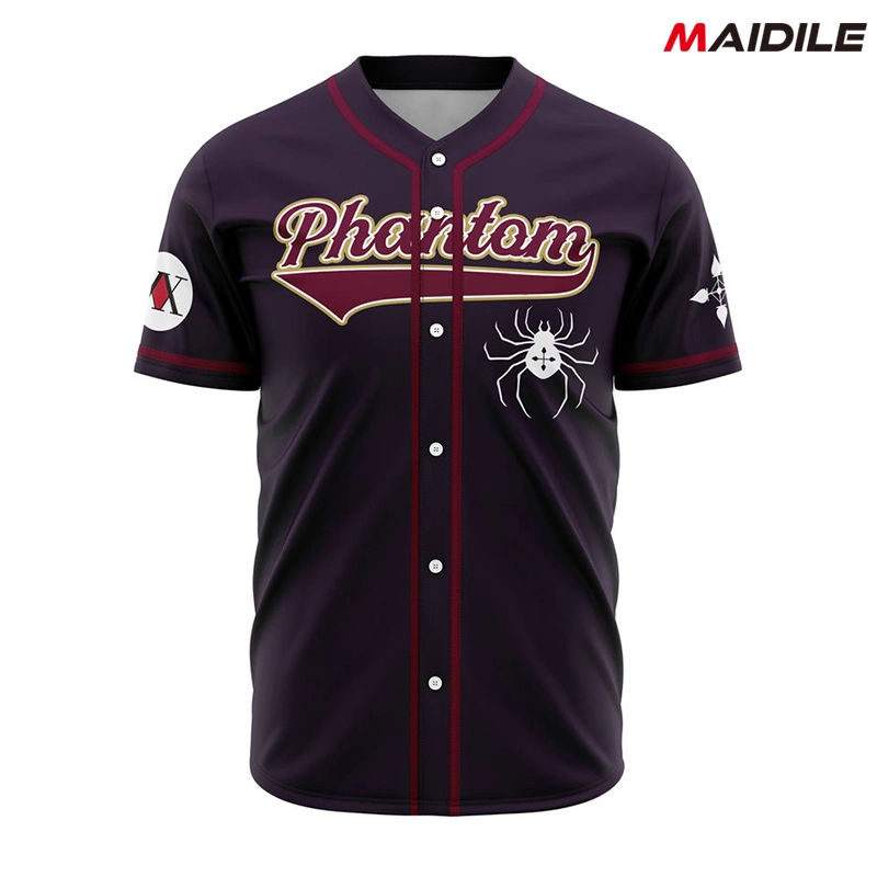 Personalized Sportswear Custom New Logo Breathable Polyester Baseball Jersey Uniform