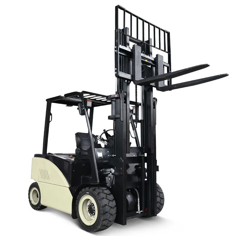 Forklift Truck 4 Ton 4.5 Ton 5 Ton Electric Forklift with Curtis Controller Full Free Triplex Mast 6m Lift Height