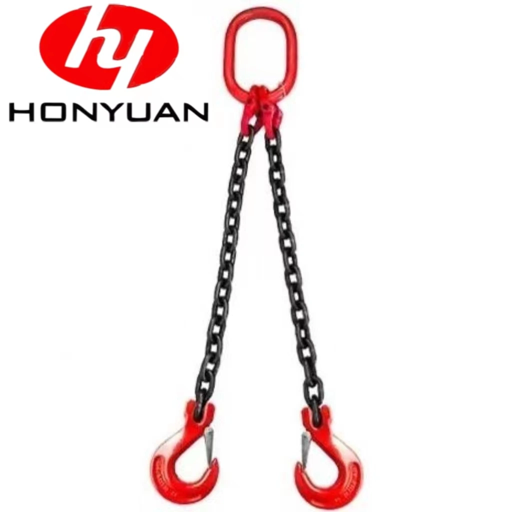 G100 Lifting Hardware Chain Sling with Hooks and Master Link Fitings