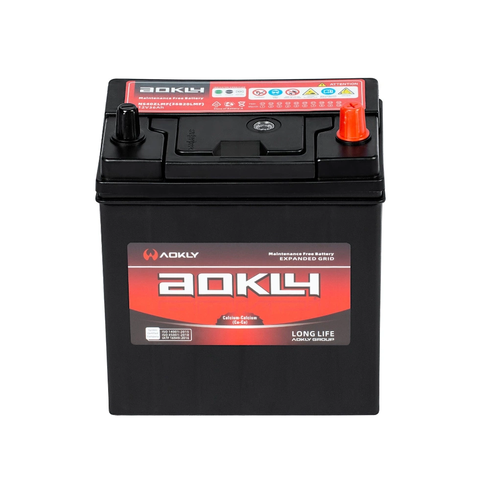 Aokly DIN Series Sealed Lead Acid 12V 36ah Sealed LiFePO4 Sealed Maintenance-Free Battery Atomotive Battery Car Battery Storage Battery Auto Mf Car Battery