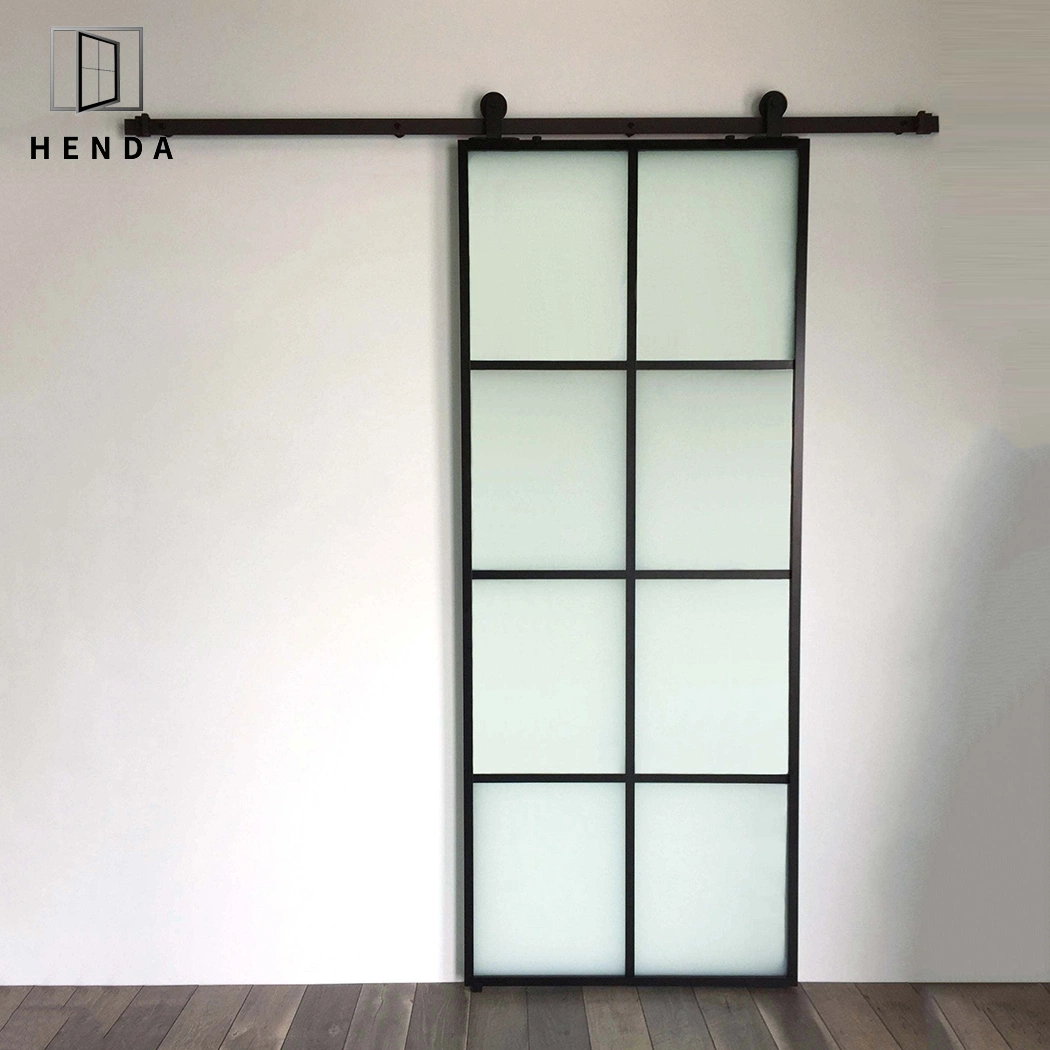 New Design Patio Double Glazed White Color Flush Design Sliding Pocket Door