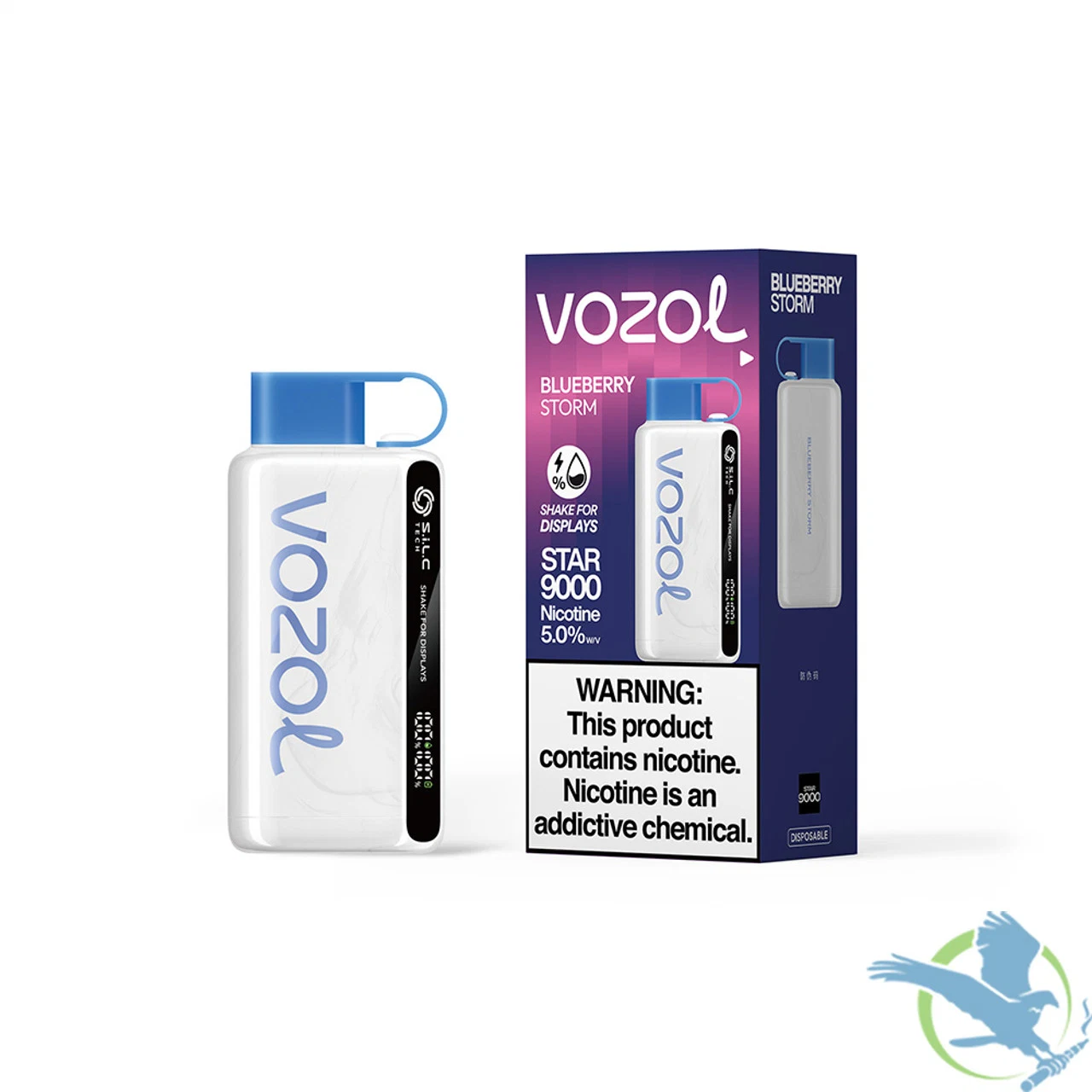 Nouveau Vozol Neon 10000 Bar Gear Star 9000 12000 Bouffées Maskking Randm Tornado 7000/9000 Jetable en Gros Pod E Hookah Vape E Hookah