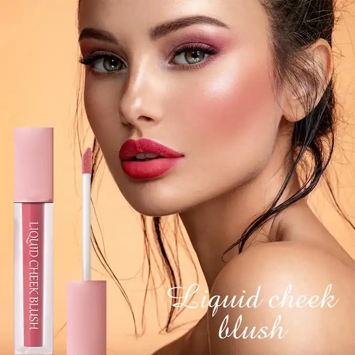 Waterproof Vegan Smooth Long Lasting Make up Blusher Beauty Liquid Cheek Blush