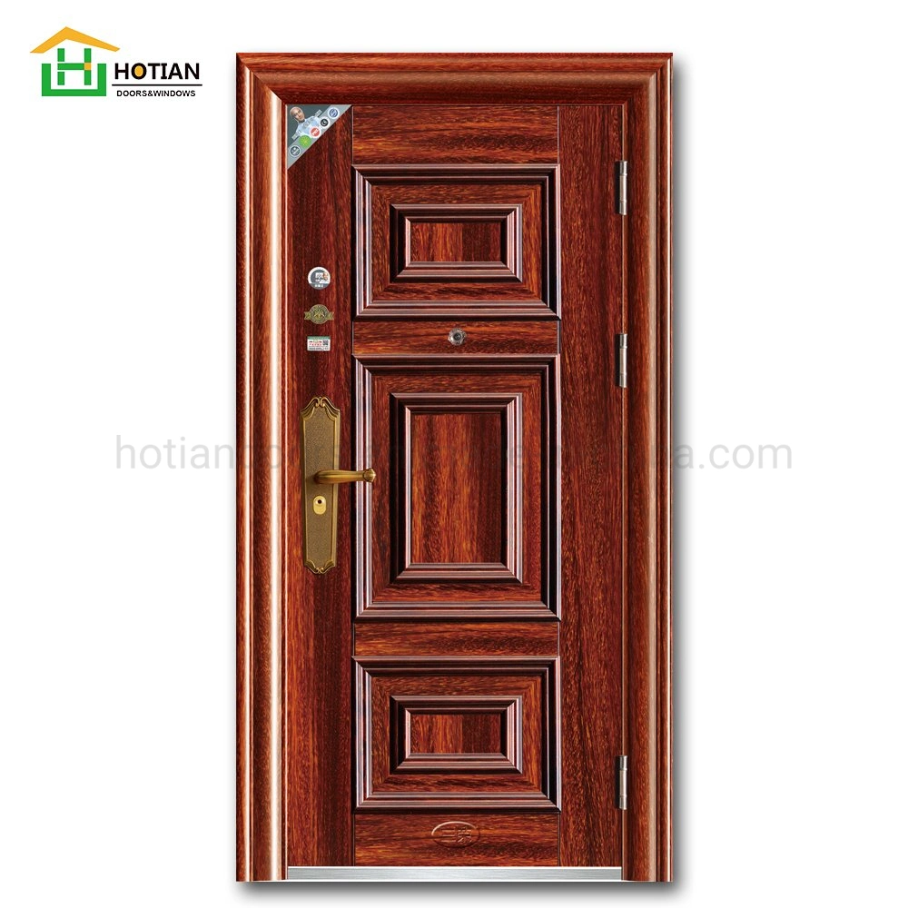 Security Steel Front Exterior Metal Door Water Proof Gate Design