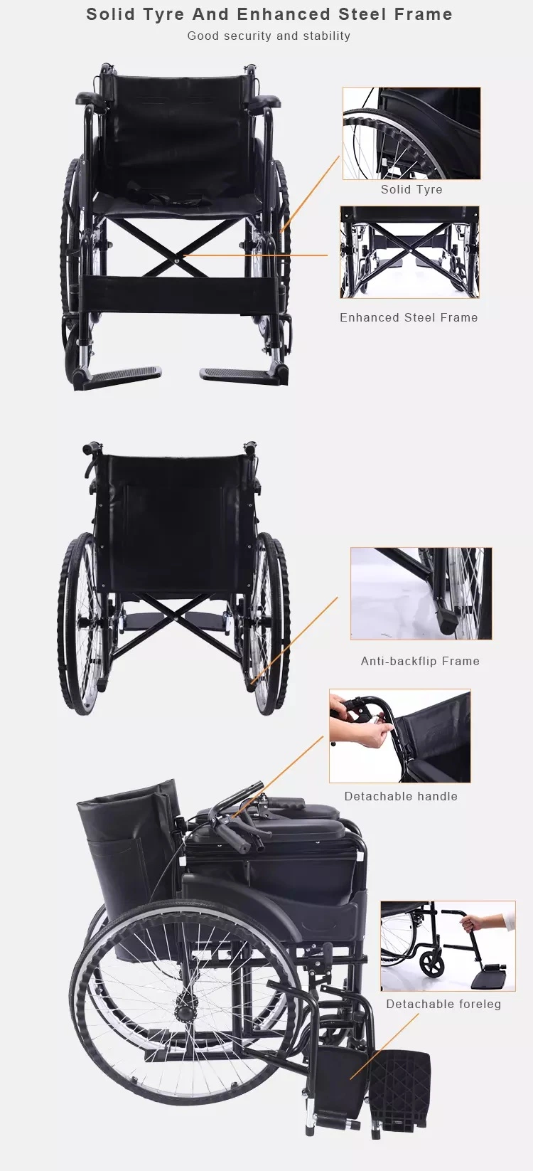 Nova scooter personalizada de mobilidade elétrica Nanjing Jin aprovada pela ISO Iyasocare Cadeira de rodas usada barata