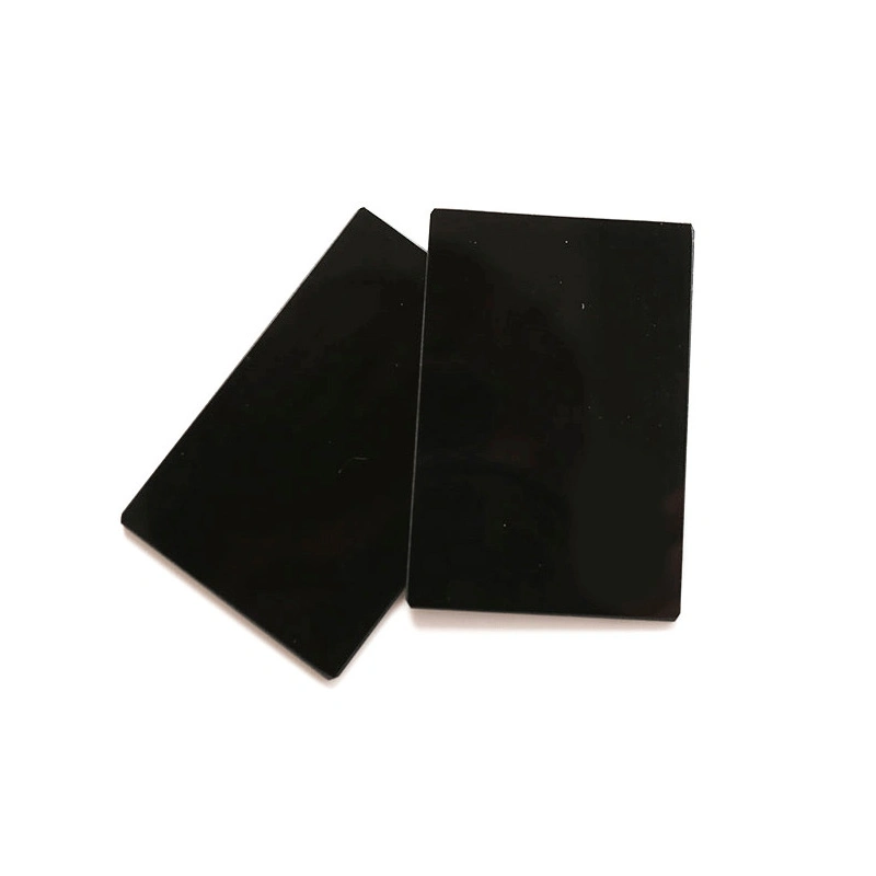 OEM Black Infrared Transmission Cut-off Visible Light Absorption Glass Filter for Lasers with ISO