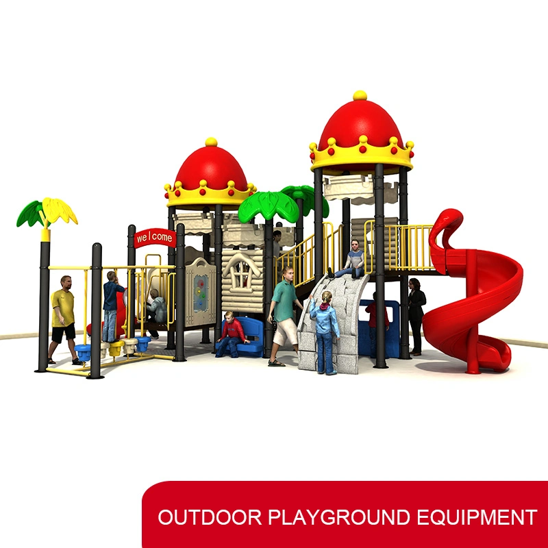 Safety Combined Kids Fairy Tale Castle Series Outdoor Playground Equipment Children's Outdoor Playground Plastic Slides Kids Playground for Sports Park