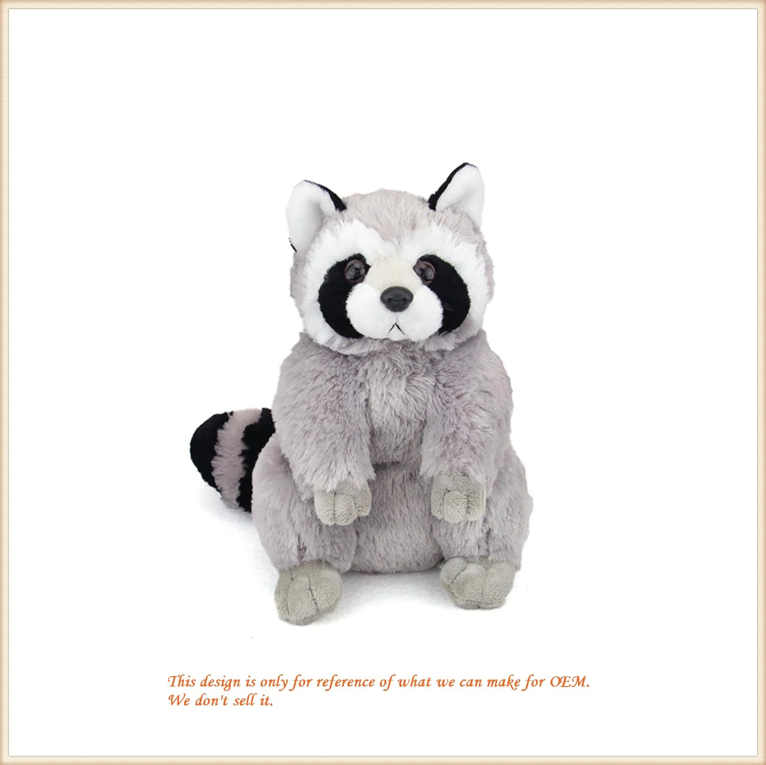 Lovely Grey Raccoon Toy/ Plush Toy/ Soft Toy/ Customized/ Wholesale/Supplier/ OEM/ODM