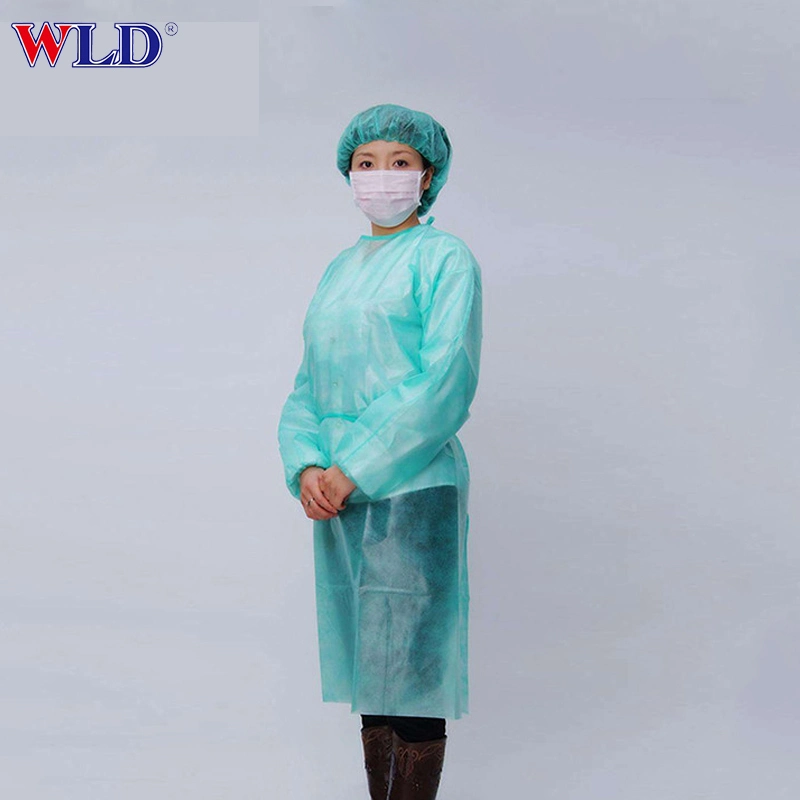 Autoclavable Reuseable Non-Woven Blouse Medical CPE European Spunlace Cloth Cheap Washable SMS Surgical Gown