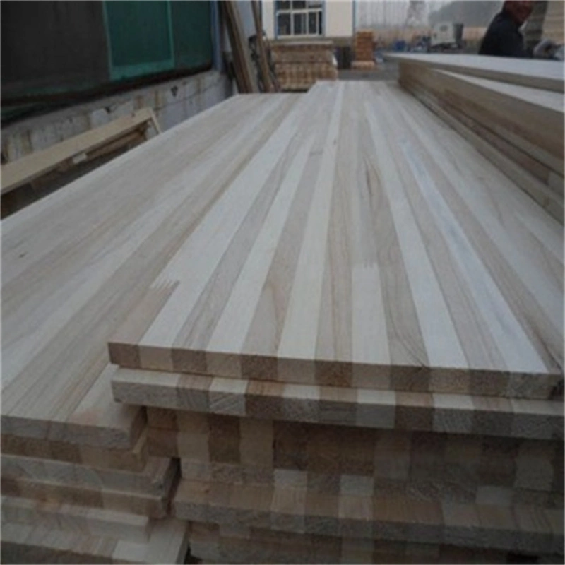 Bleached Boards Solid Wood Boards White Wood Paulownia Plank for Sale