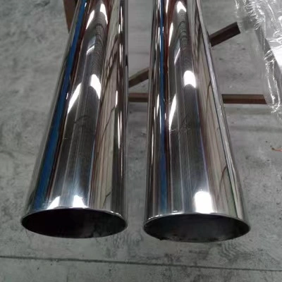 ASTM A554 Grade 304/316L Stainless Steel Pipe 800 Mesh Mirror Finishing Stainless Steel Ornamental Tubing