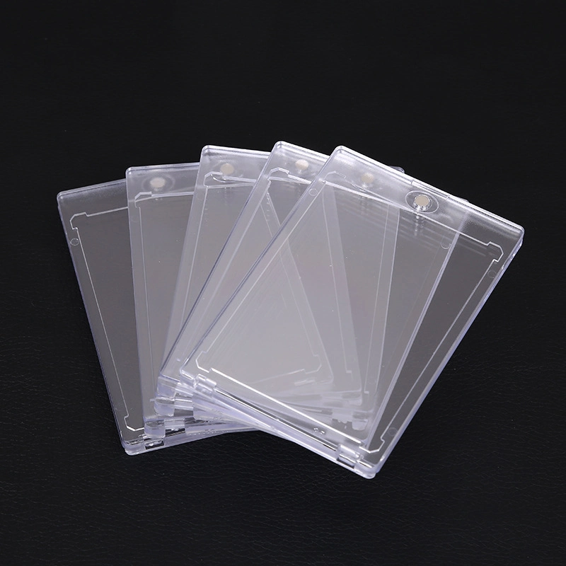 35PT-130ptgame Titular de la Tarjeta Doble cara PVC transparente exterior Protección Juego Titular de la tarjeta
