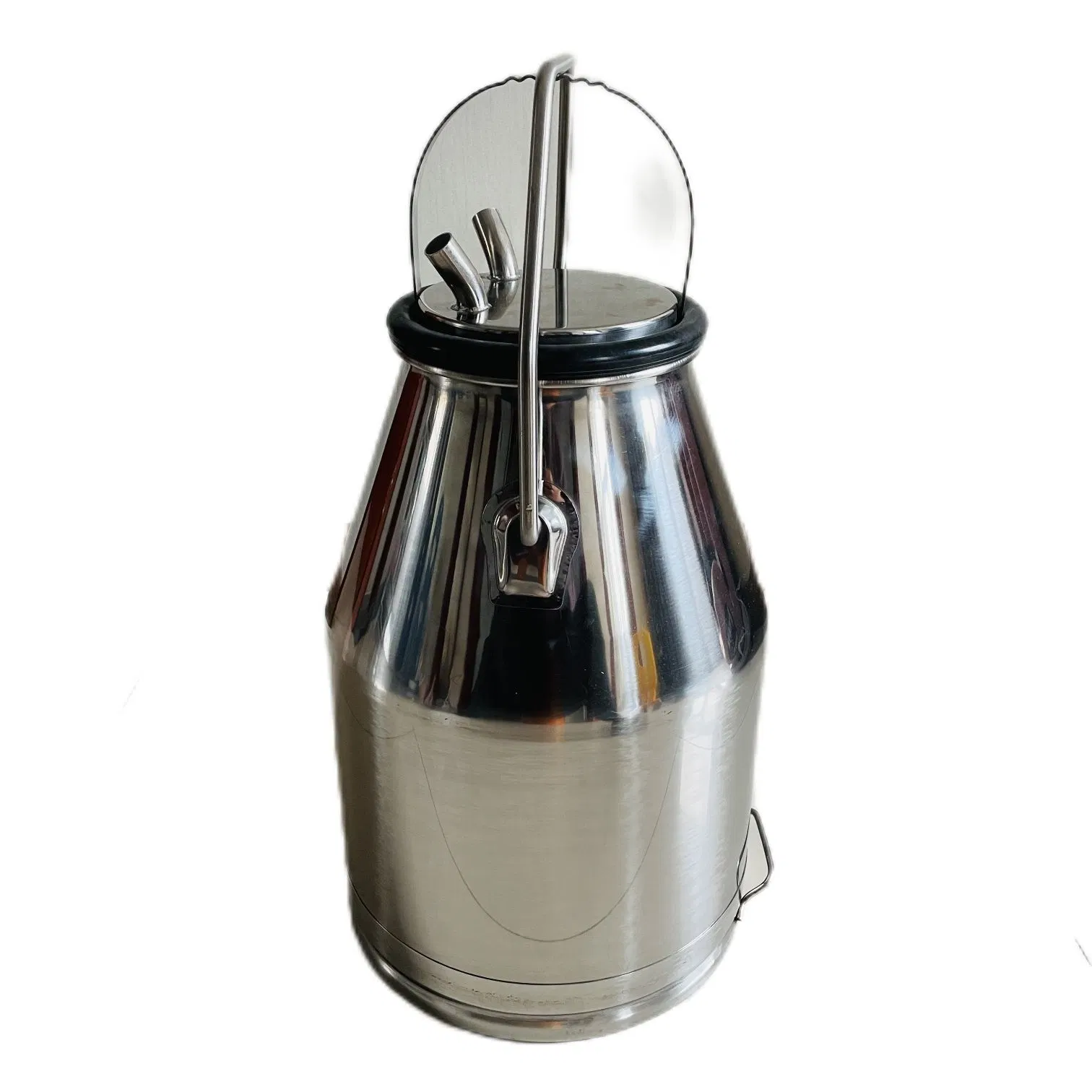 Stainless Steel Milk Bucket with Cow Milk Cluster Container Sheep Milk Tank