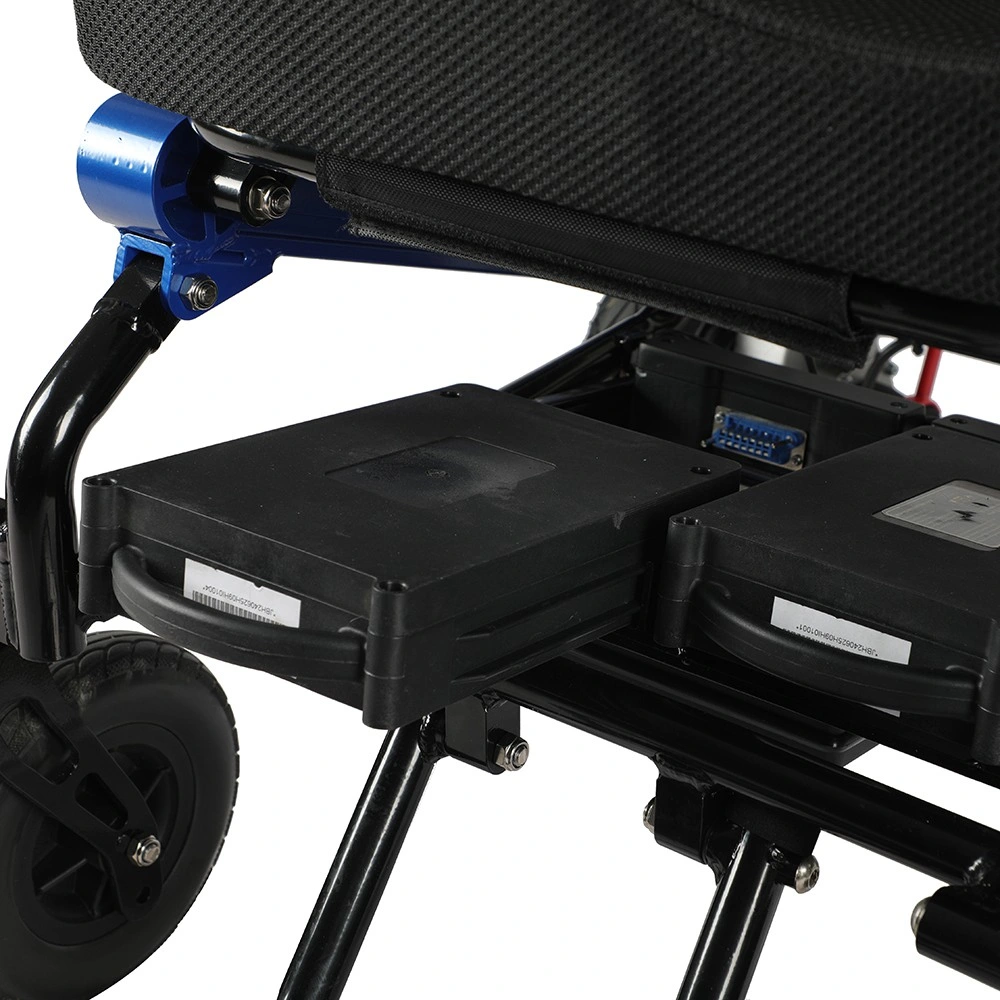 Factory Direct Supply Aluminium Light Folding Electric Wheelchair for Outdoor