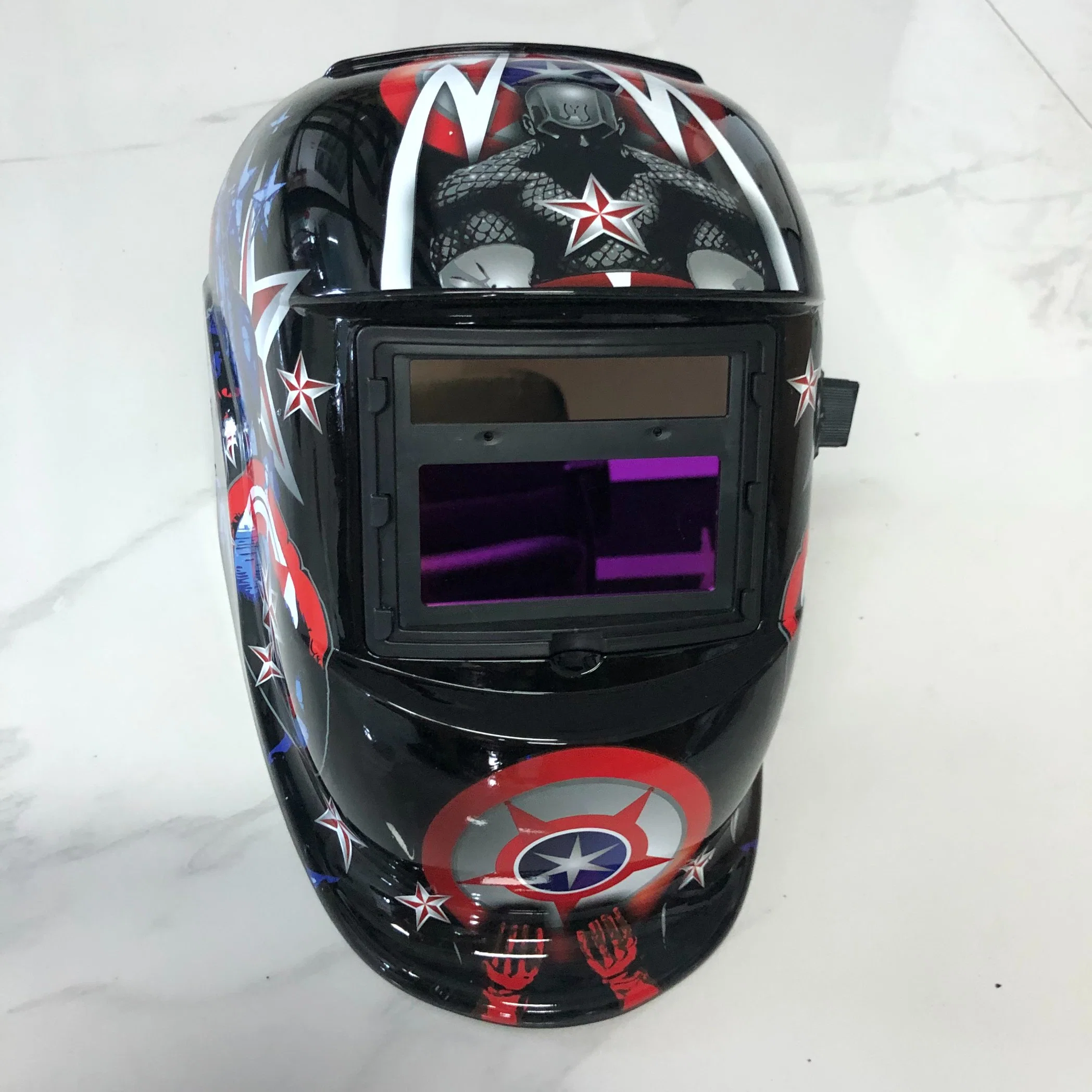 Auto Darking Welding Helmet with Color Pattern (6A1009)