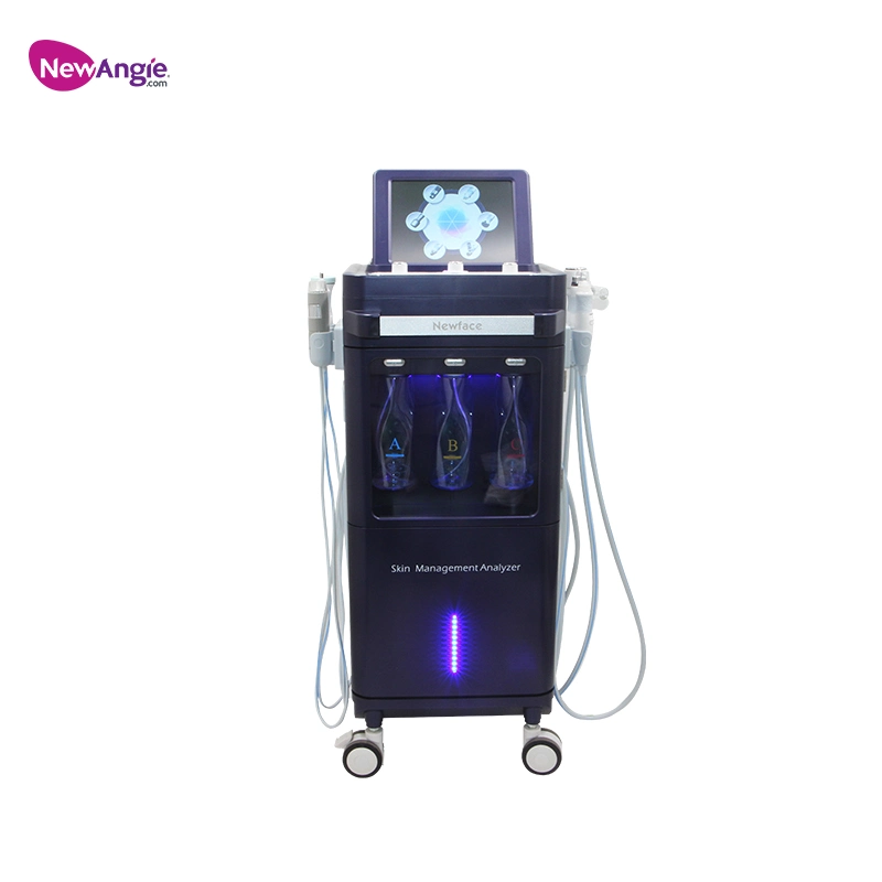 6 in 1 Multifunction Skin Deep Cleaning Oxygen Facial Therapy Skin Analyzer Machines