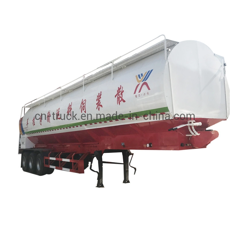 Factory New Customized 3axles 30ton 28ton 27ton 25ton Animal Feed Tank Trailer