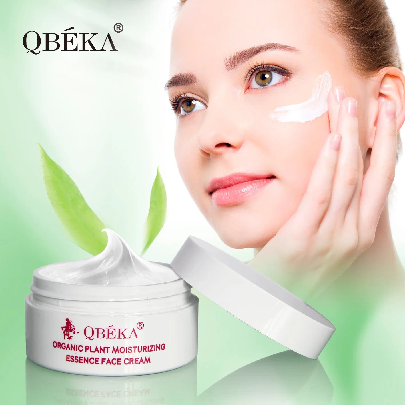 Qbeka Organic Plant Whitening Cream Without Dark Circles Day Perfecting Hydrating Cream