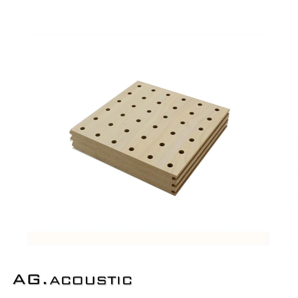 AG. Acoustic New Interior Decoration Material Acoustic Perforated Wood Panel