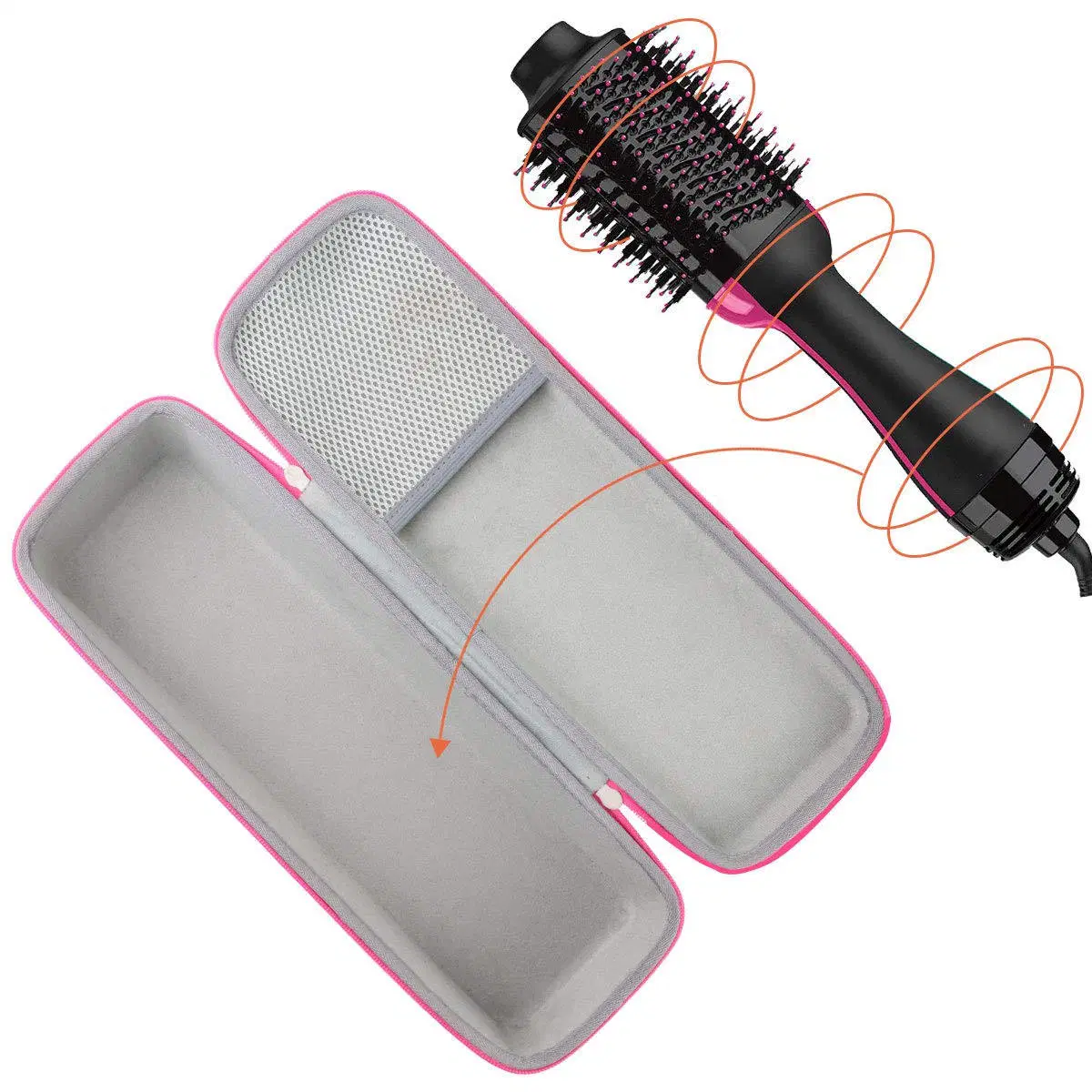 Hard Case for Revlon One-Step Hair Dryer and Volumizer Hot Air Brush Storage Carrying Travel Bag