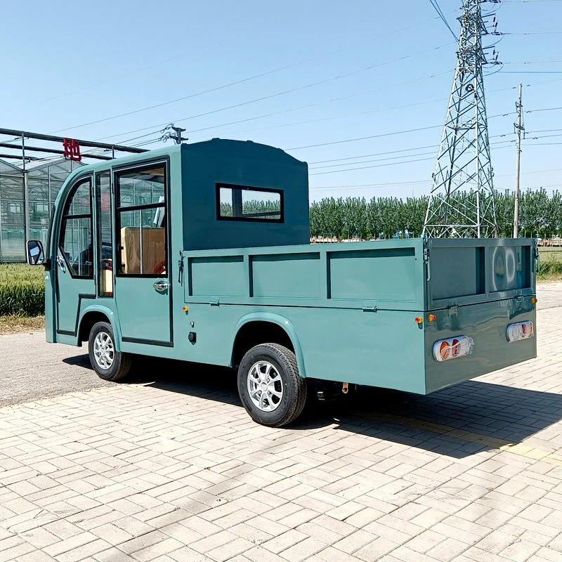Light Truck Electric Pickup Truck Box Truck with Five Seats