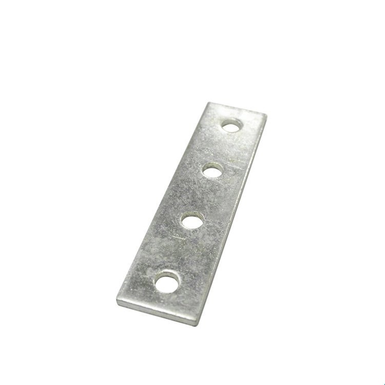 Factory Production Seismic Accessories Four Holes Connecting Parts Straight Plate Parts 4 Holes Flat Straight Plate Pipe Gallery Accessories