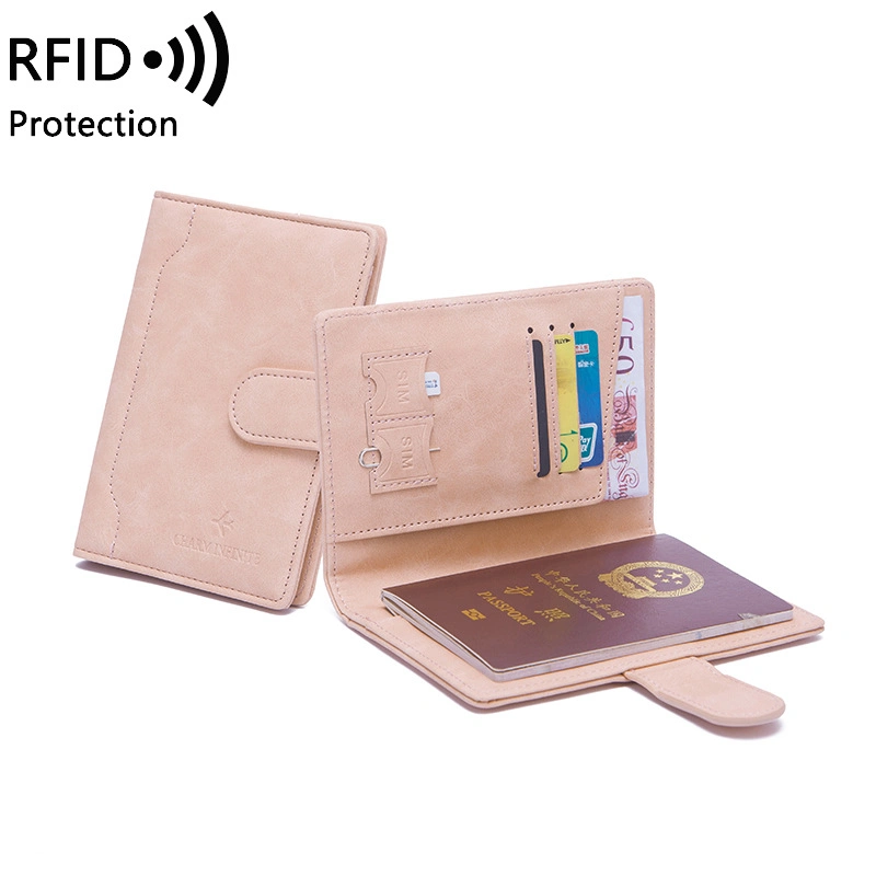 Passport Bag New Short Style Korean Version Multifunctional Anti-Degaussing RFID Document Holder Passport Book