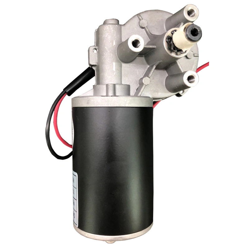 12 Volt Geared Electric Motor 80W Carbon Brush Motor for Sale