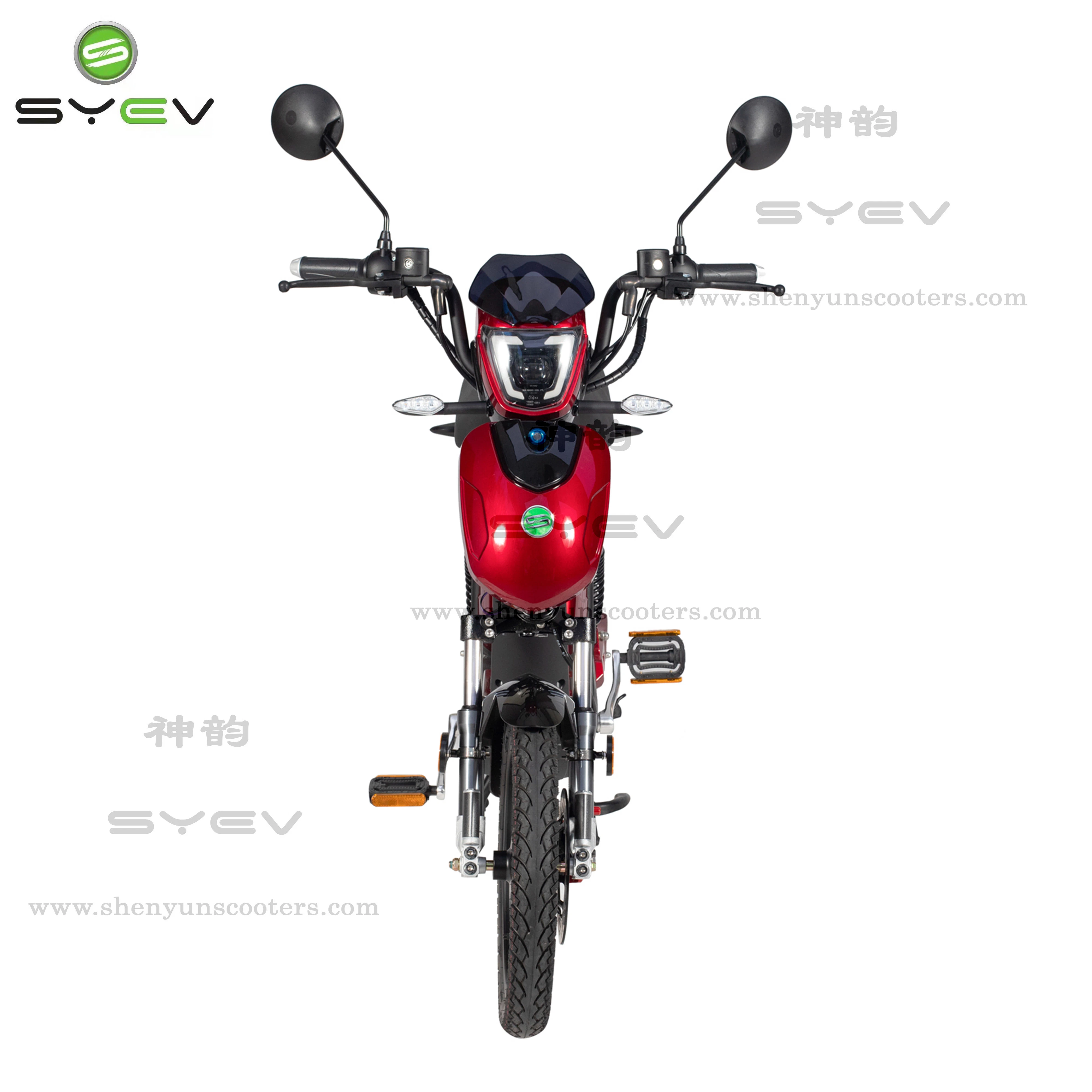 Syev Patent Design City Electric Bike EEC E-Scooter Powerful 800W E-Motorcycle with Portable 48V12ah Battery for Commute