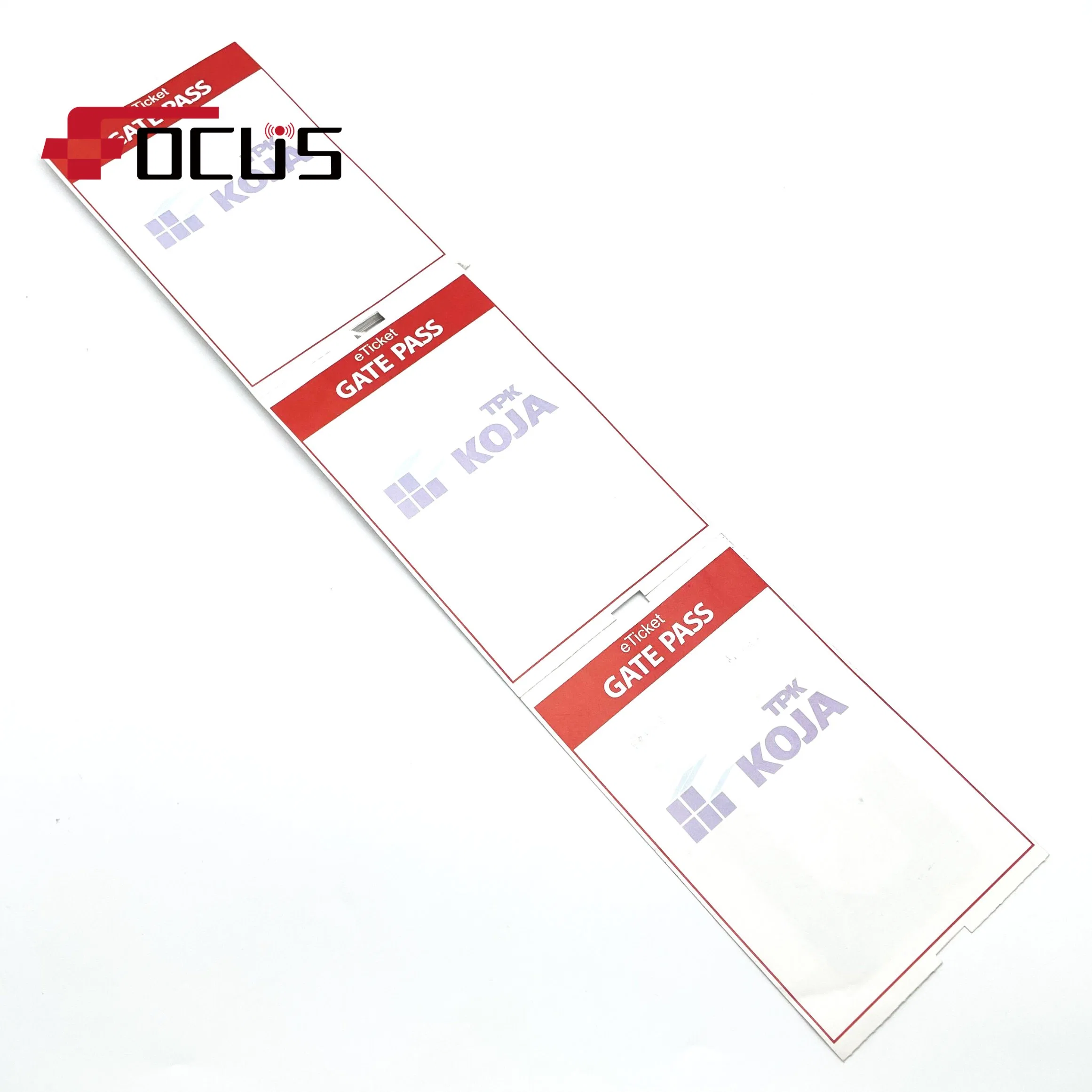 RFID NFC ID IC13.56MHz Chip Paper Card for Park E-Ticket and Amusement