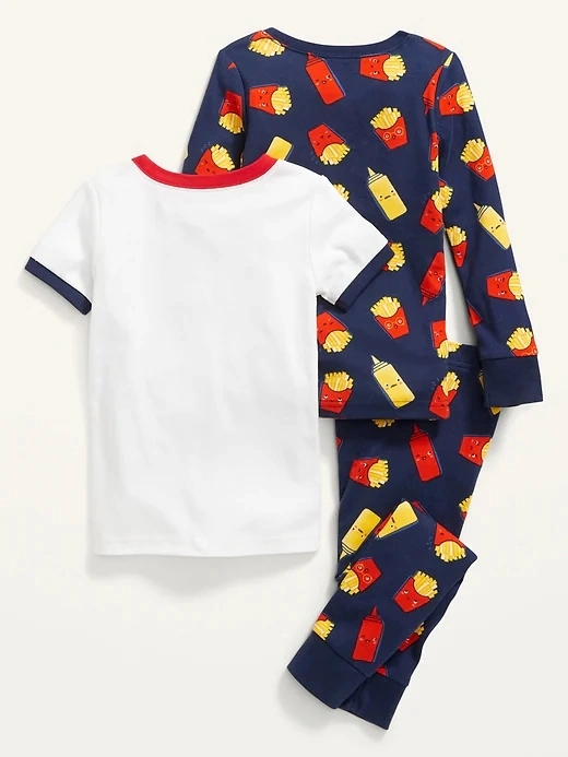 China Supplier Guangzhou Factory Wholesale/Supplier Bulk Hot Popular 3-Piece Graphic Pajama Set for Toddler Summer Unisex Kid Baby Clothes Girls&prime; Clothing Sets