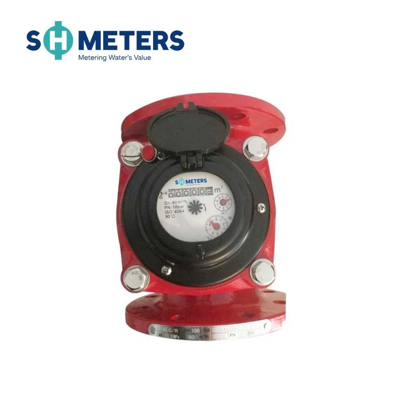 High Accuracy Class B Mechanical Flange Hot Woltman Water Meters