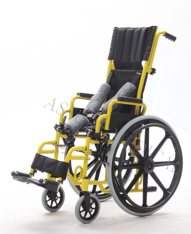 Fauteuil roulant manuel en aluminium pliable ultra-léger pour personnes âgées et handicapées Personnes