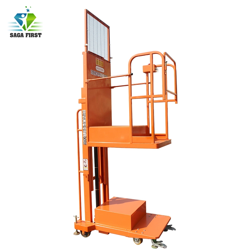 4m 3,3 m Mini Móveis Order picker Elevação Trolley com marcação 200kg