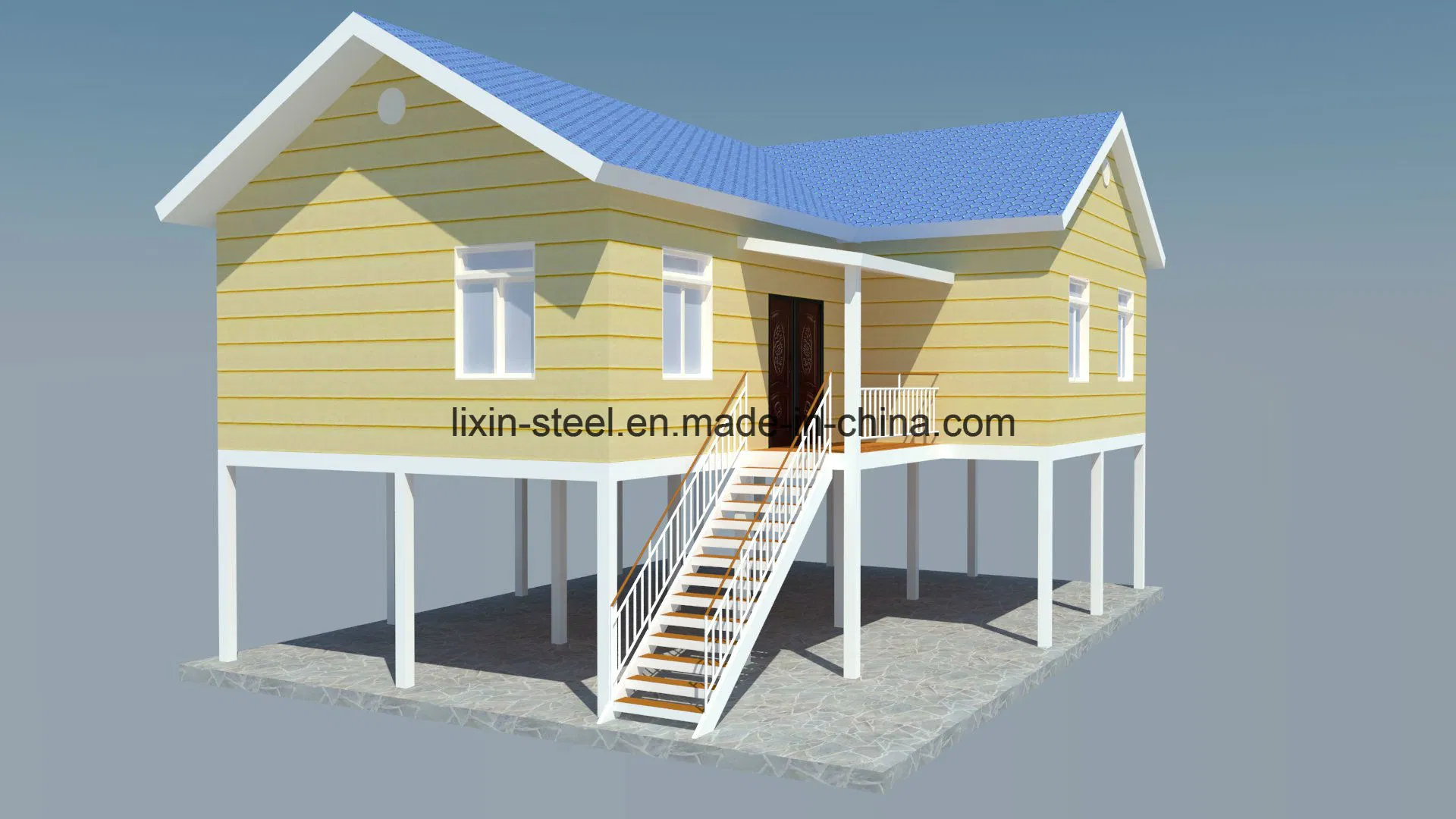 Steel Structure Modular Villa Hotel with New Construction Material