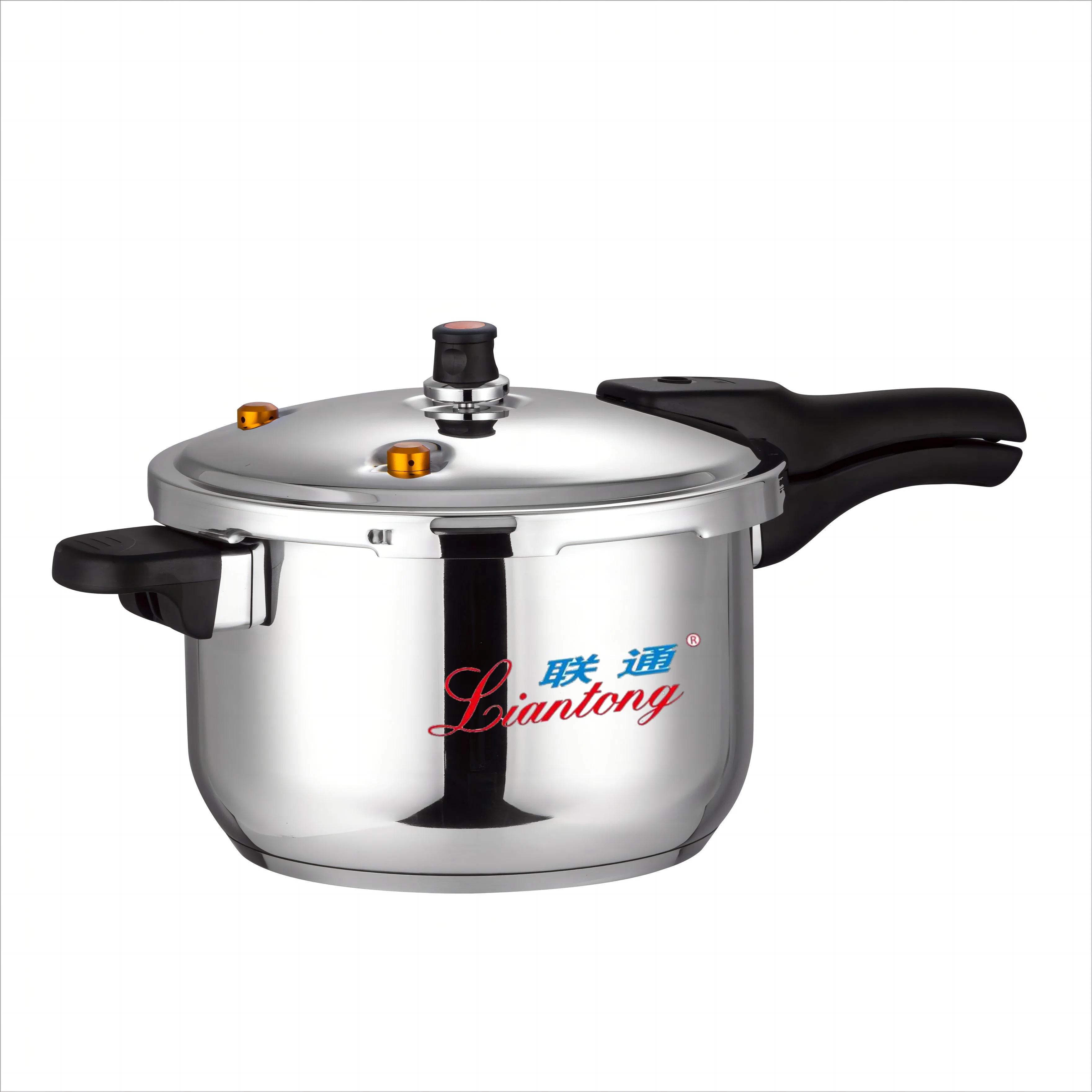 Liantong U-Shape Popular Pressure Cooker Acero inoxidable SUS304 Cookware 4L 5L 6L Cocina a presión