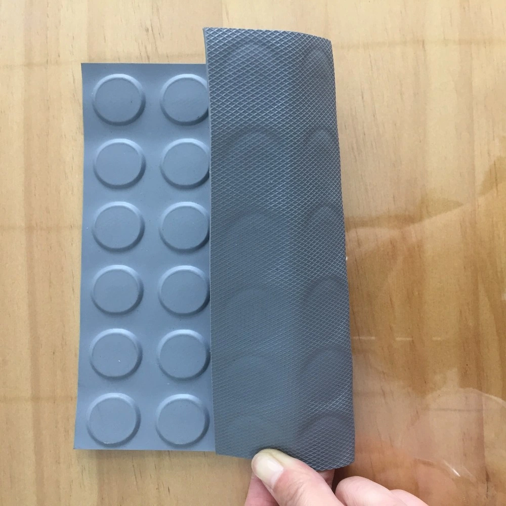 3mm Thickness SBR//EPDM/ Neoprene/NBR Nitrile Coin Stud Rubber Sheet