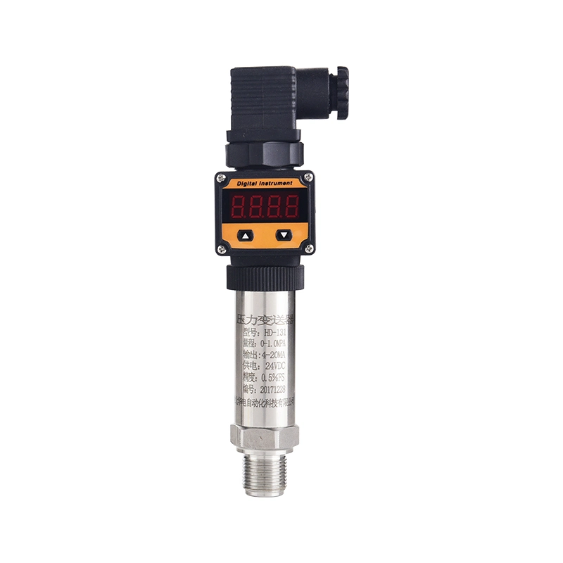 New LCD/LED Display Pressure Sensor with Oil Water Gas Tank Tube Pressure Transducer 1.6MPa 2.5MPa 4MPa Pressure Transmitter G1/8 G1/4 12V 24V Power