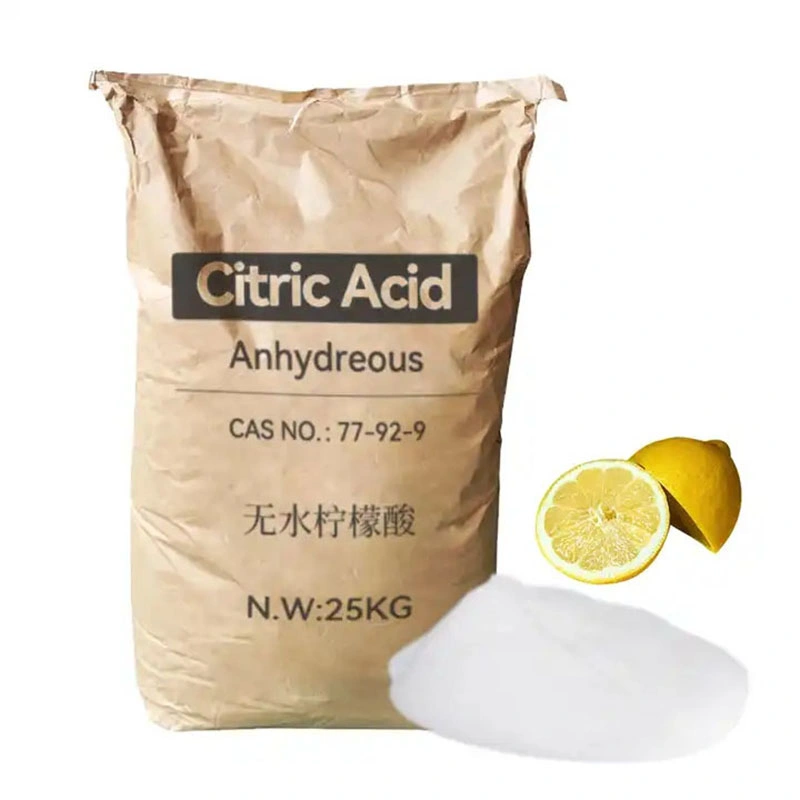 El ácido cítrico a granel precios competitivos, ácido cítrico monohidrato de grado alimentario C6H8O7 Producto químico ácido cítrico Einecs 201-069-1 de productos químicos orgánicos