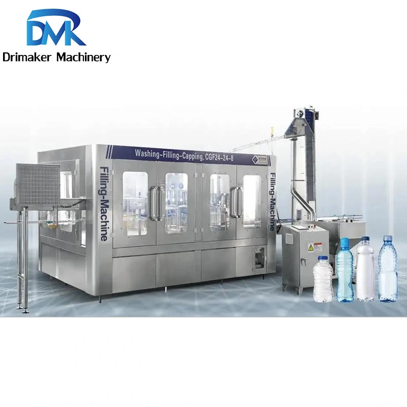 Complete Pure Water Beverage Drinking Plant Water Bottling Machine with Stainless Steel